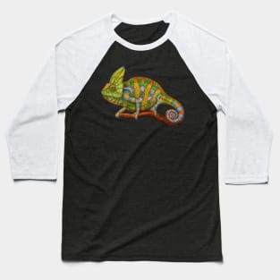 Veiled Chameleon Baseball T-Shirt